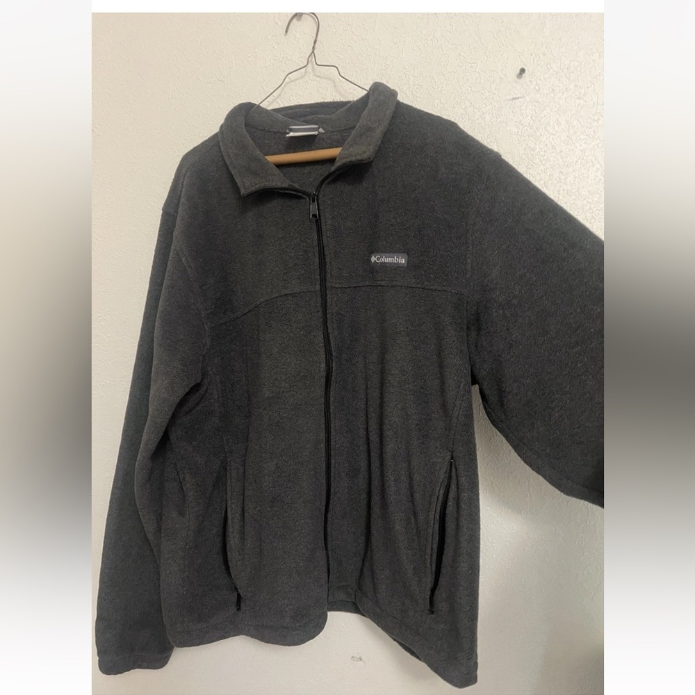 Columbia Charcoal Full-Zip Jacket